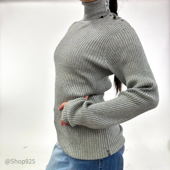 Women's Armani Exchange Turtle Neck Sweater Long Sleeves Size S - Picture 3 of 11